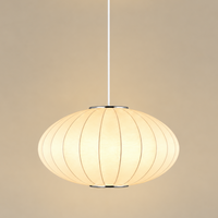 Japanese Silk Pendant Light-Letifly Lights and Decor