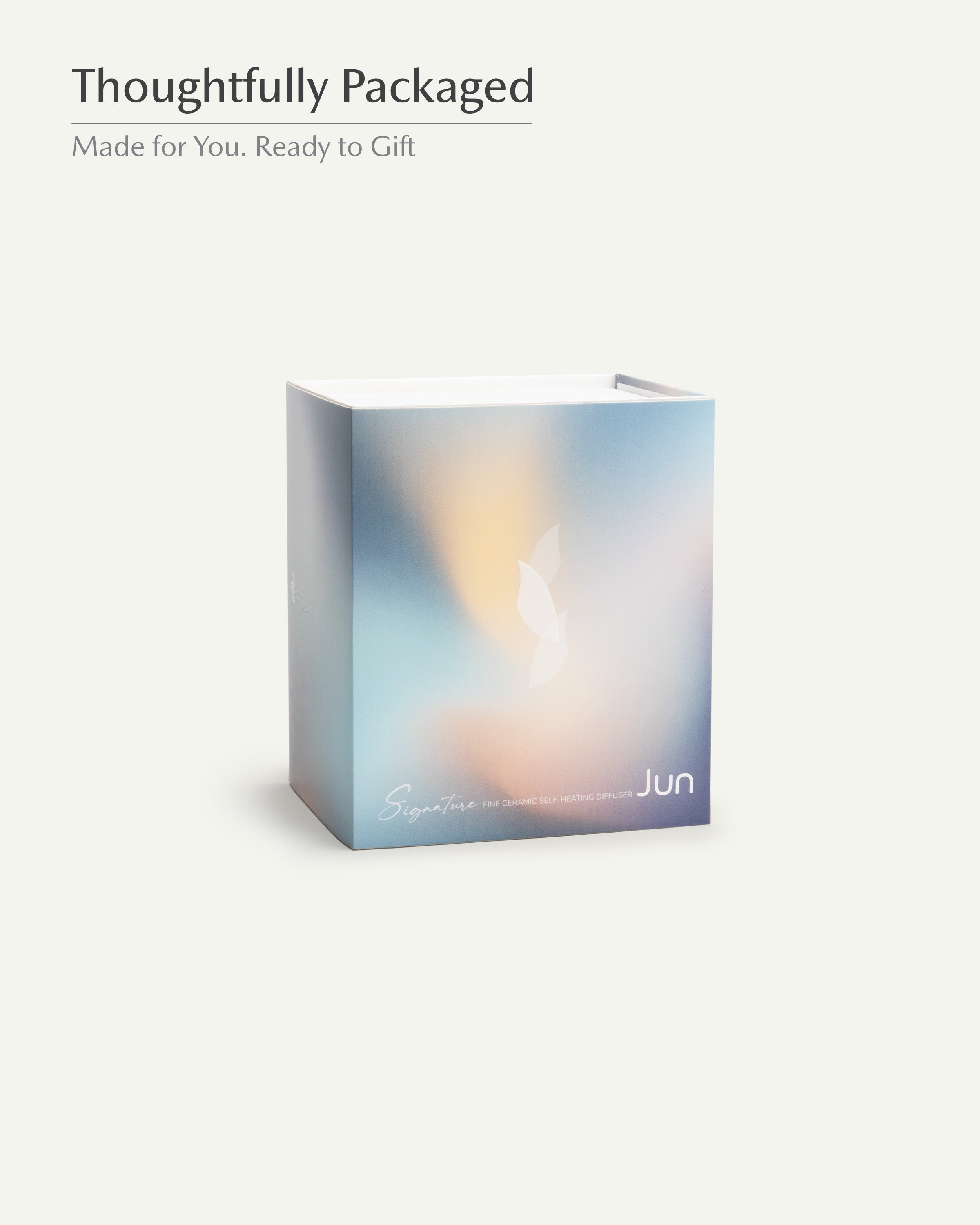 Jun Self-heating Diffuser Set - Rosy Apricot-Letifly Lights and Decor