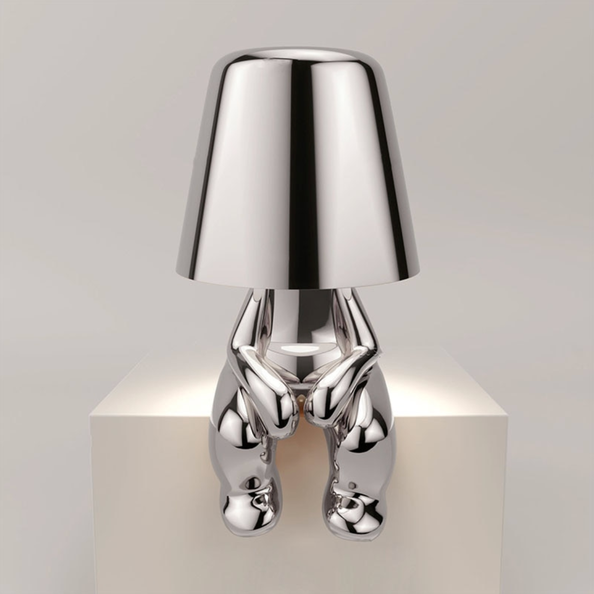 Jupiter Figurine Cordless Table Lamp-Letifly Lights and Decor