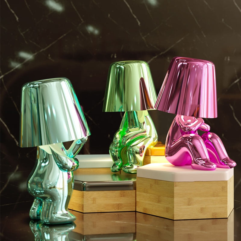 Jupiter Figurine Cordless Table Lamp-Letifly Lights and Decor