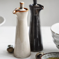 Ceramic Seasoning Pot for condiments kitchen condiment storage kiln glazed seasoning accessory