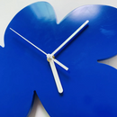 Klein Blue Geometric Wall Clock