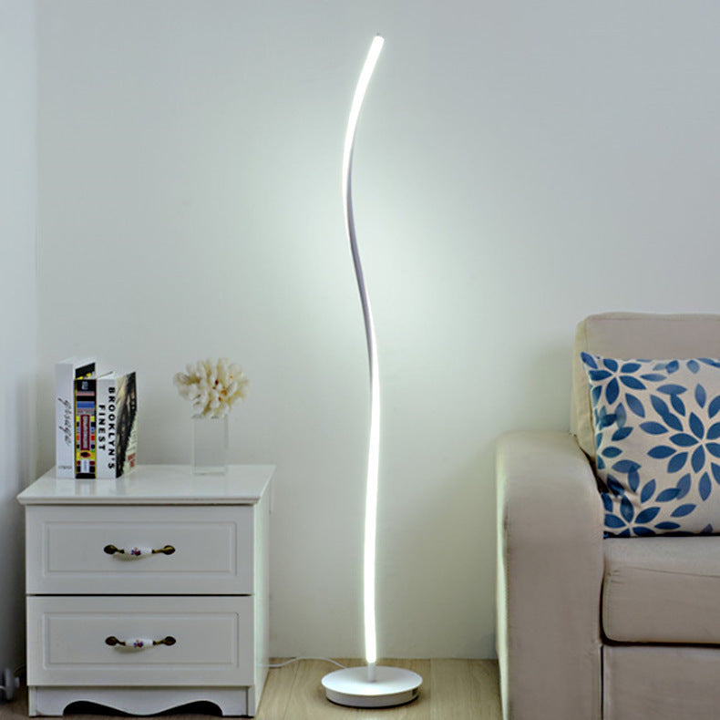 Lady Curve LED Floor Lamp-Letifly Lights and Decor