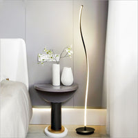 Lady Curve LED Floor Lamp-Letifly Lights and Decor