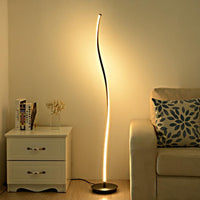 Lady Curve LED Floor Lamp-Letifly Lights and Decor