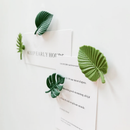 4Pcs/Pack Green Turtle Leaf Fridge Magnet