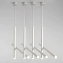 LED ceiling light adjustable dual spotlight modern matte metal