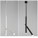 LED ceiling light adjustable dual spotlight modern matte metal