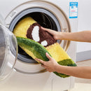 Fruit-shaped plush bath mat non-slip absorbent microfiber tufted rug