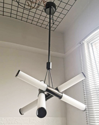 Light Pipe Minimalist LED Chandelier