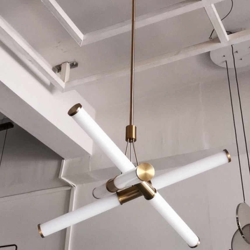 Light Pipe Minimalist LED Chandelier