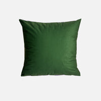 Lilac Green Floral Check Pillow Cover