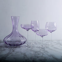 Lilac Wine Luxury Glass & Decanter Set