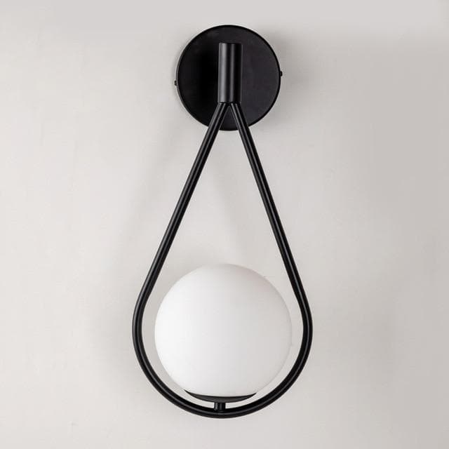 Loop Brass and Sphere Sconce - Final Sale-Letifly Lights and Decor