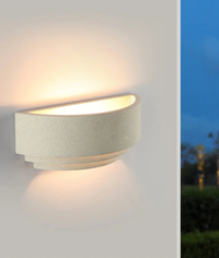 Lume Stone Waterproof LED Wall Sconce-Letifly Lights and Decor