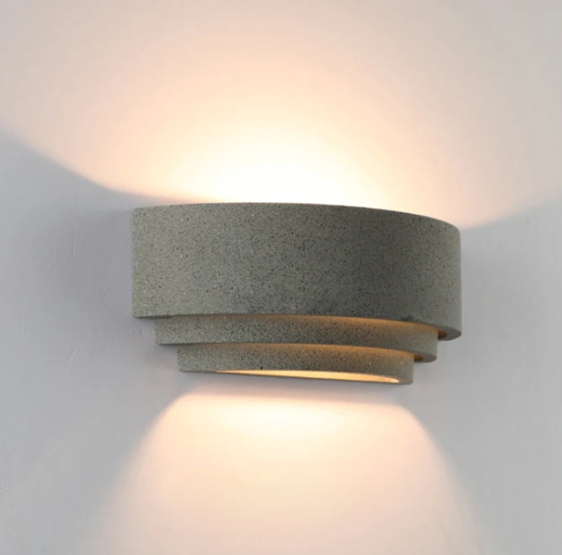 Lume Stone Waterproof LED Wall Sconce-Letifly Lights and Decor
