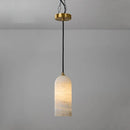 marble led pendant lamp cylindrical pendant light with adjustable cord