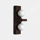 Brushed Metal Long Wall Lamp double head arc wall lighting 