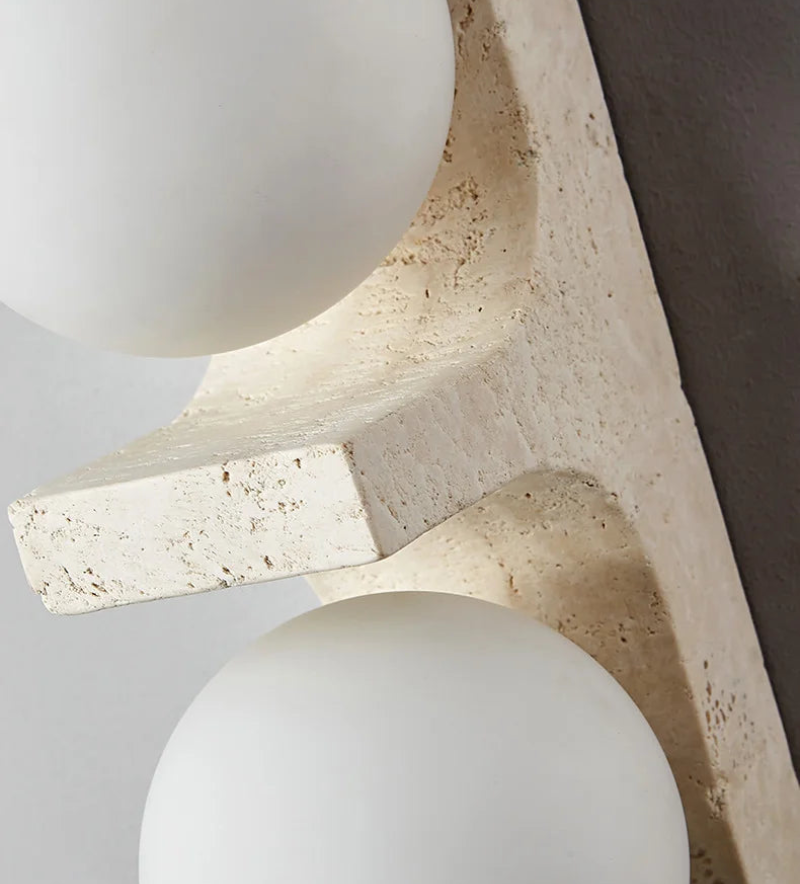 Lumina Twin Globe Marble Wall Sconce-Letifly Lights and Decor