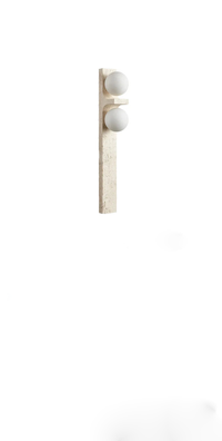 Lumina Twin Globe Marble Wall Sconce-Letifly Lights and Decor