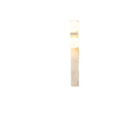 dual globe marble frosted glass wall lamp