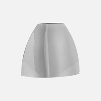 Arc-shaped Metal Flower Vase Elegant mirror vase minimalist style flower and decor vase