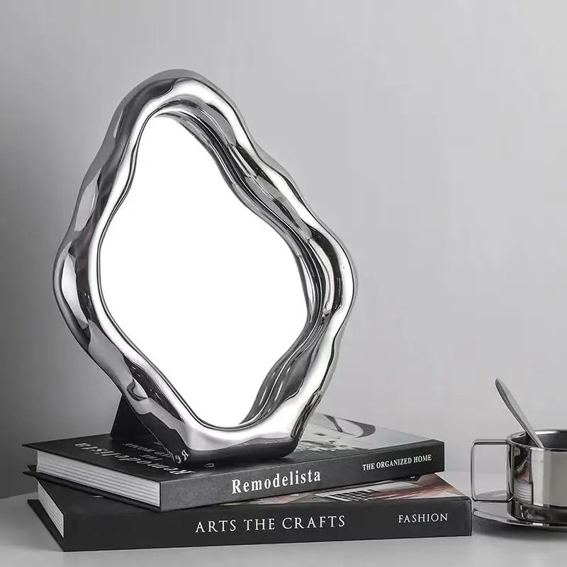 Luxury Irregular Desk Mirror-Letifly Lights and Decor