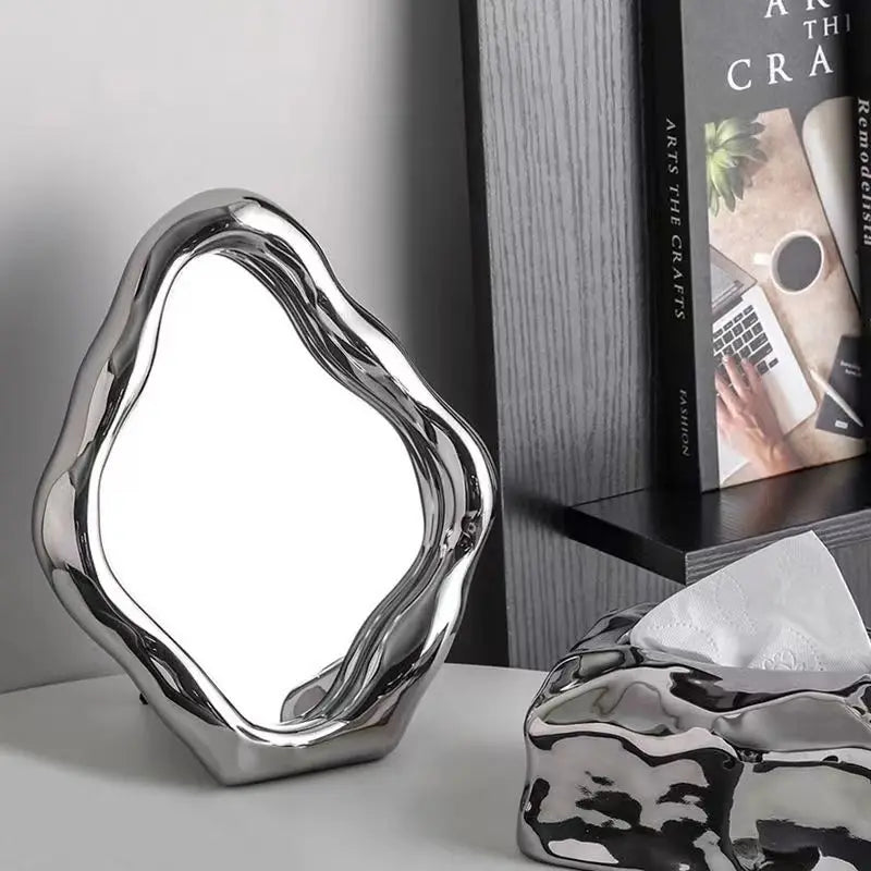 Luxury Irregular Desk Mirror-Letifly Lights and Decor