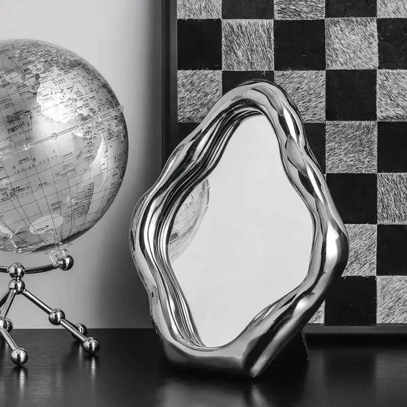 Luxury Irregular Desk Mirror-Letifly Lights and Decor