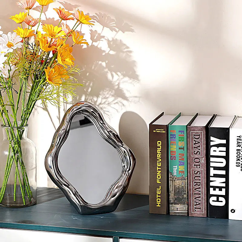 Luxury Irregular Desk Mirror-Letifly Lights and Decor