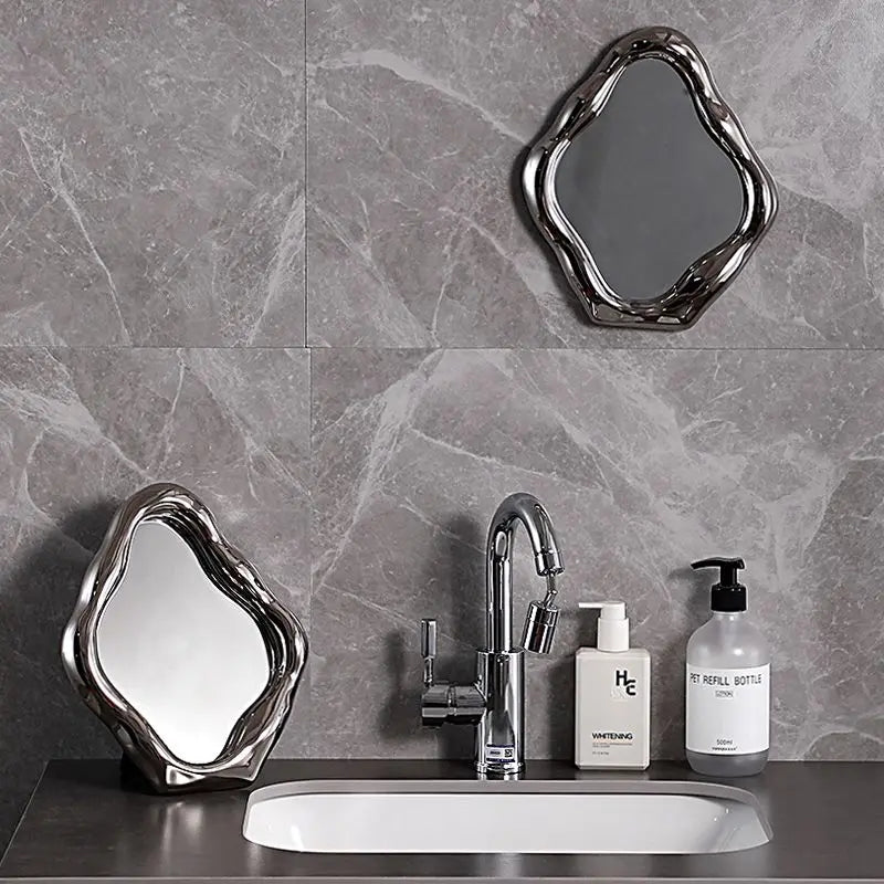 Luxury Irregular Desk Mirror-Letifly Lights and Decor