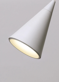 geometric double cone pendant lamp modern look elegant contemporary pendant light