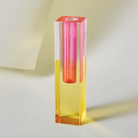 Modern Prism Acrylic Vase & Desktop Organizer-Letifly Lights and Decor