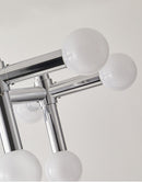 Modular Italian Chrome LED Chandelier