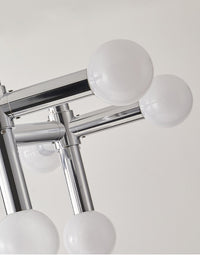 Modular Italian Chrome LED Chandelier