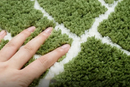 plush monstera bathroom rug anti skid bath mat leaf print