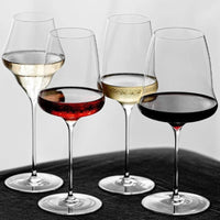 Mouth Blown Crystal Wine Glass Set-Letifly Lights and Decor