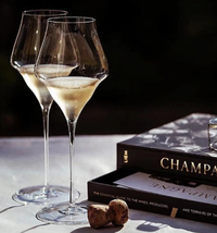 Mouth Blown Crystal Wine Glass Set-Letifly Lights and Decor