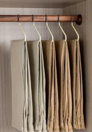 Multi-function Magic Pants Hangers 360 rotatable 6 pc aluminum hanger rack