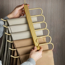 Multi-function Magic Pants Hangers 360 rotatable 6 pc aluminum hanger rack