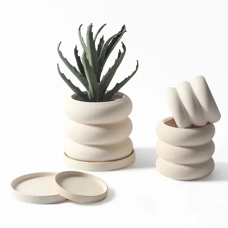Natural Rounds Bubble Planter