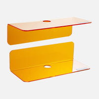 Neon Acrylic Floating Wall Shelve