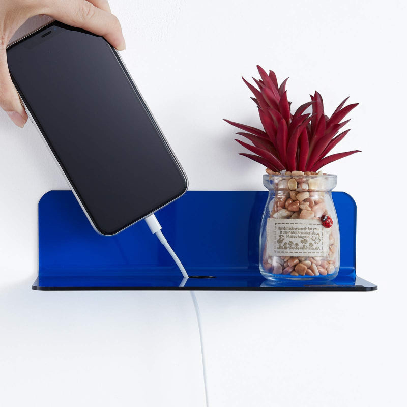 Neon Acrylic Floating Wall Shelve