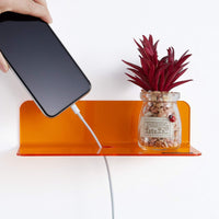 Neon Acrylic Floating Wall Shelve