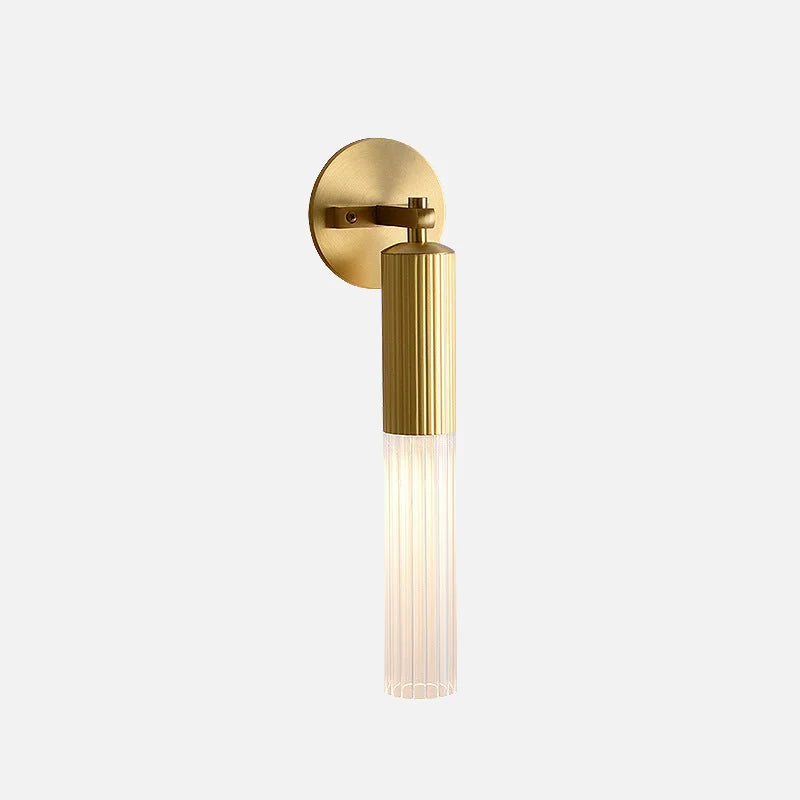 Ripple Drop Tube Wall Lamp-Letifly Lights and Decor