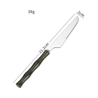 Stainless steel cutlery with acrylic handles - creative Western-style steak cutlery and dessert spoons-Letifly Lights and Decor