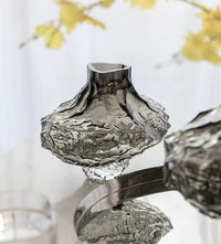 Luxury Nordic Minimalist Style Frosting Glass Vase Classic Home Living Room Decoration Stand For Flowers Decorative Vases Modern-Letifly Lights and Decor