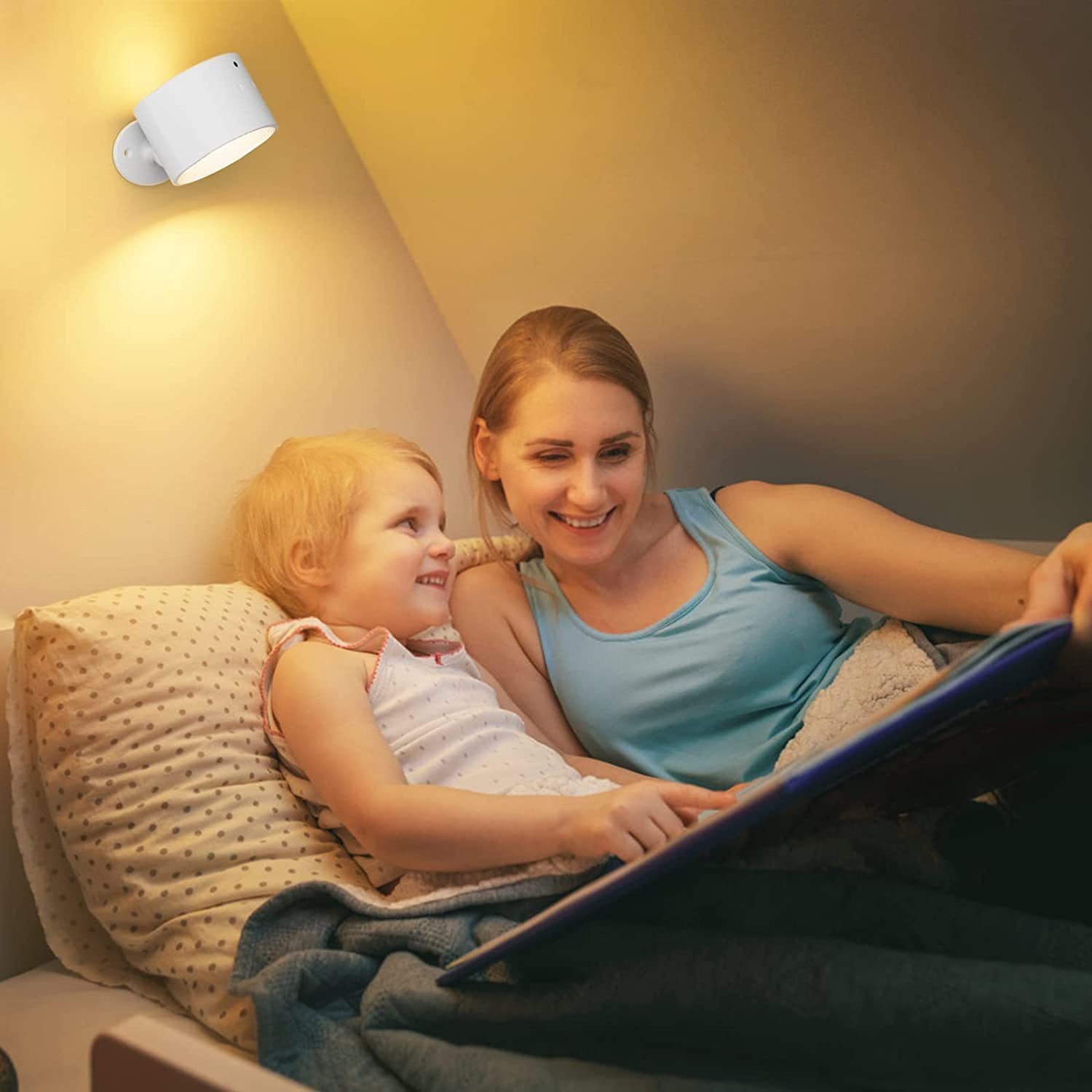 MagnoGlow LED Wall Lamp – Rechargeable, Detachable, Stick-On & Remote-Controlled-Letifly Lights and Decor