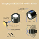 MagnoGlow LED Wall Lamp – Rechargeable, Detachable, Stick-On & Remote-Controlled-Letifly Lights and Decor