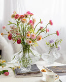 Luxury Nordic Minimalist Style Frosting Glass Vase Classic Home Living Room Decoration Stand For Flowers Decorative Vases Modern-Letifly Lights and Decor